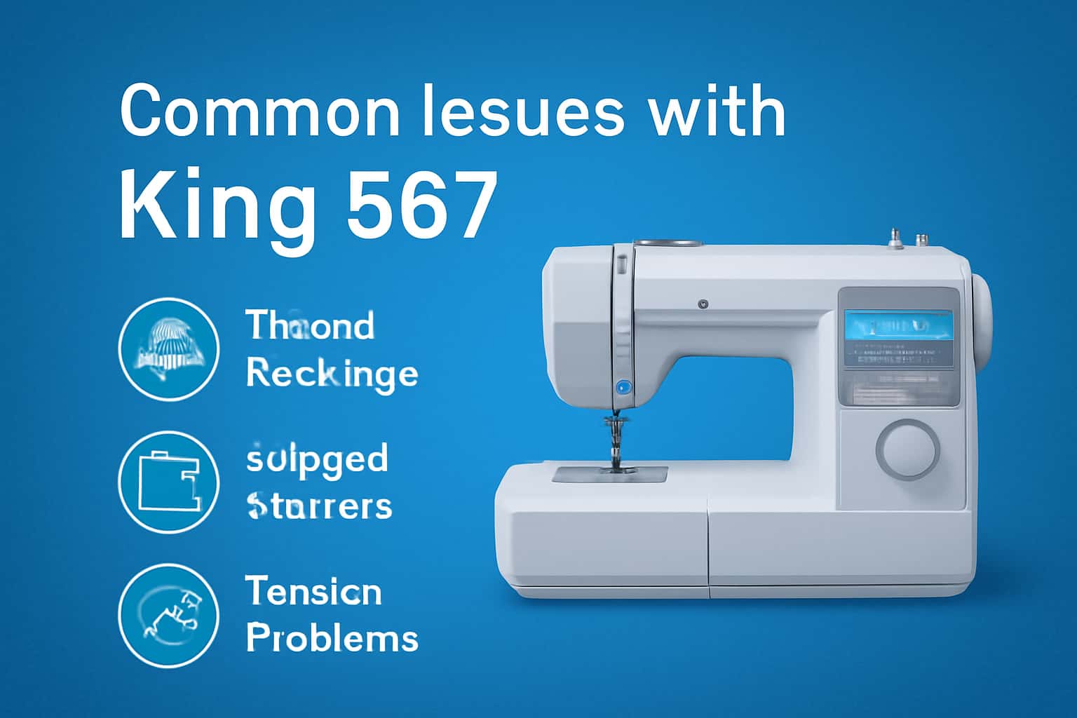 An informative scene depicting common issues related to King 567.