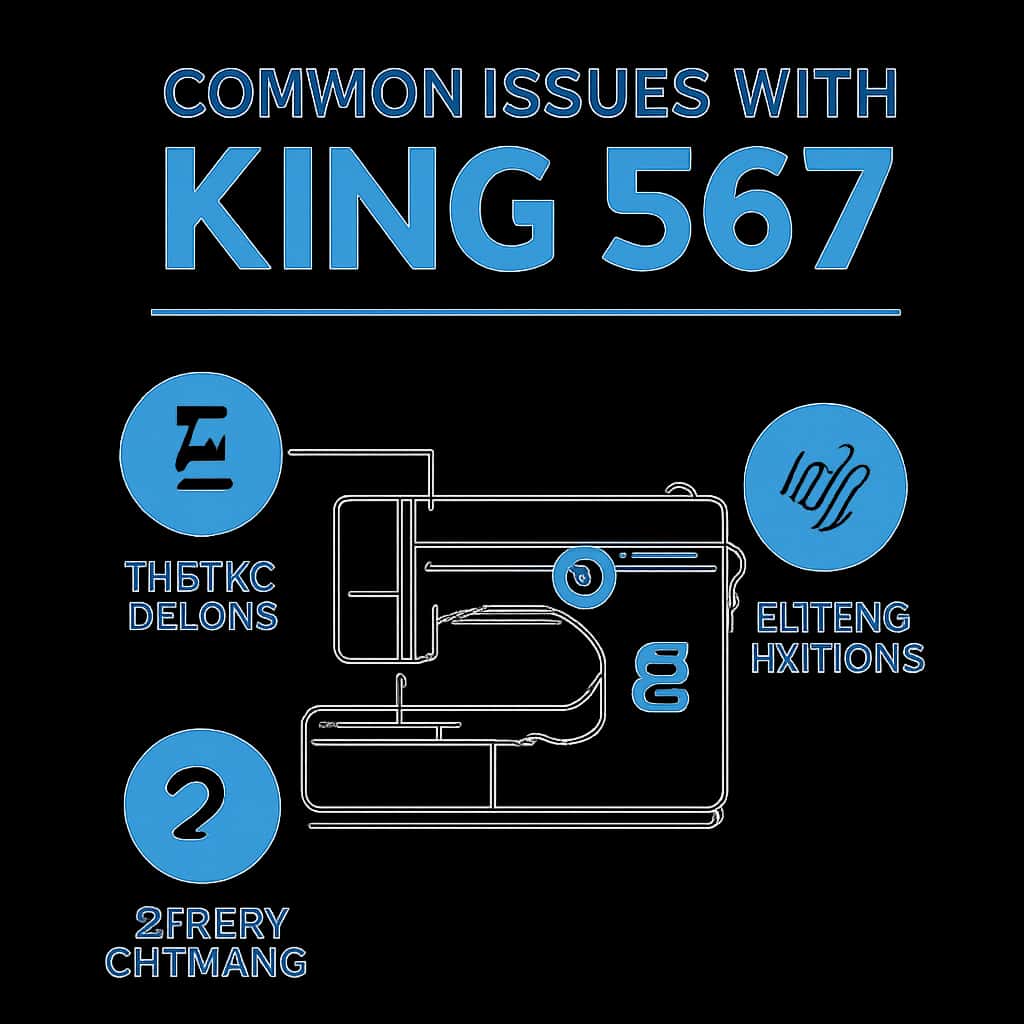 An educational diagram highlighting common issues with King 567.