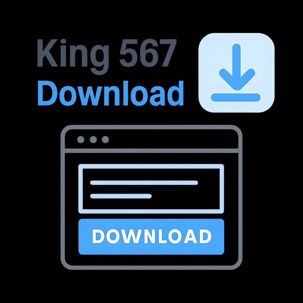 Educational illustration related to King 567 Download process.