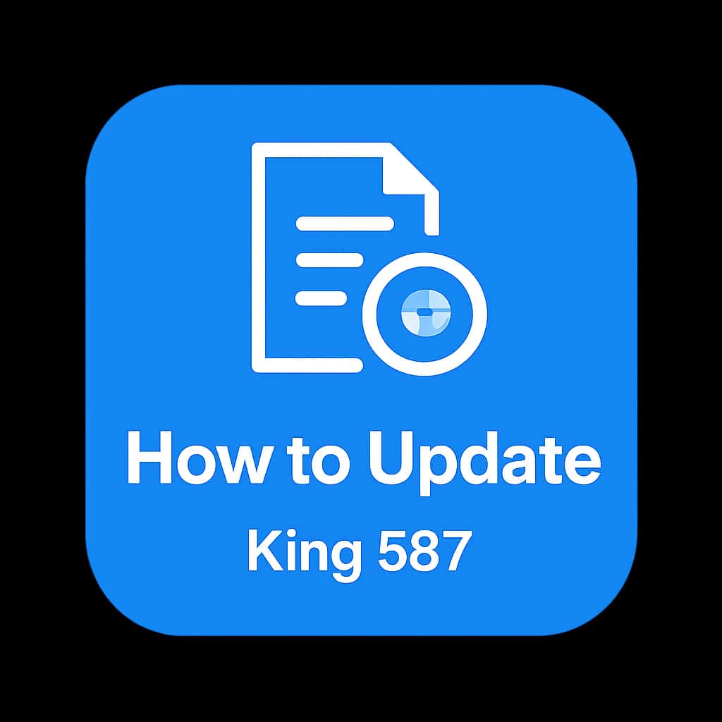 An icon representing guidance on updating King 567.