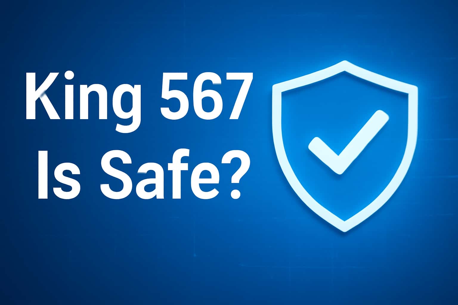 An educational depiction of the safety considerations for King 567.