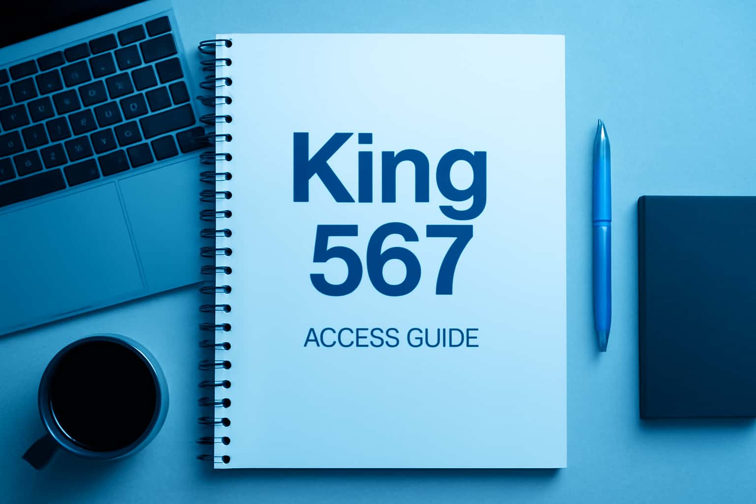 Informational scene depicting the King 567 Access Guide.