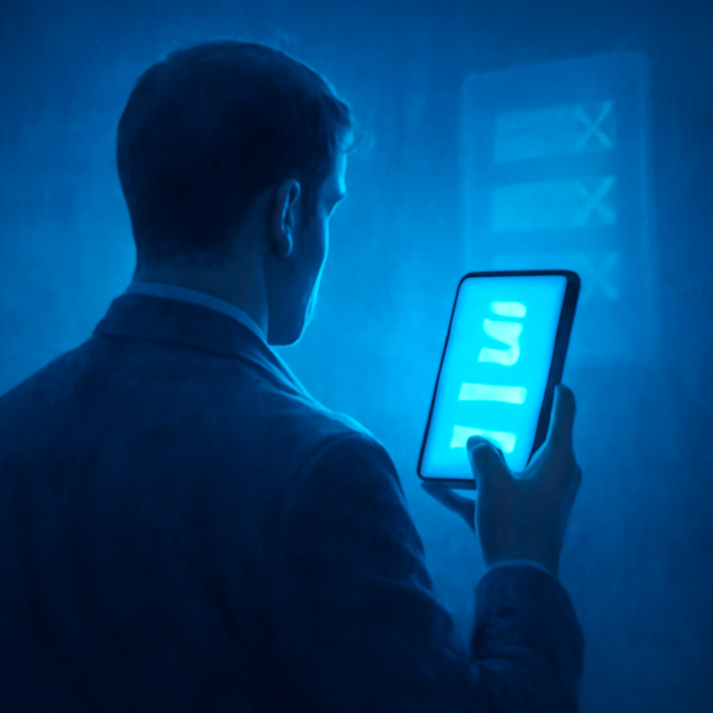 A professional badge depicting guidance for installing the King 567 app.