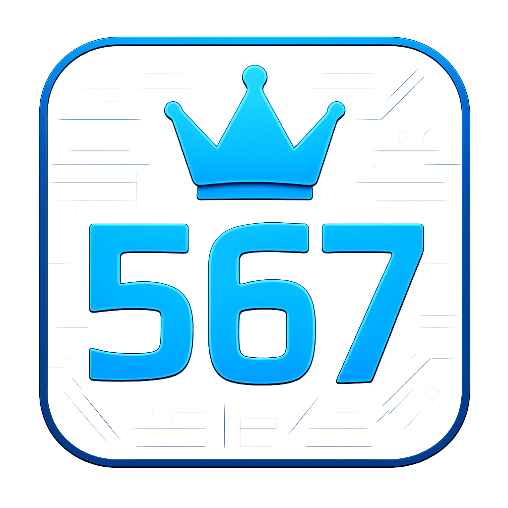 A professional badge depicting guidance for installing the King 567 app.