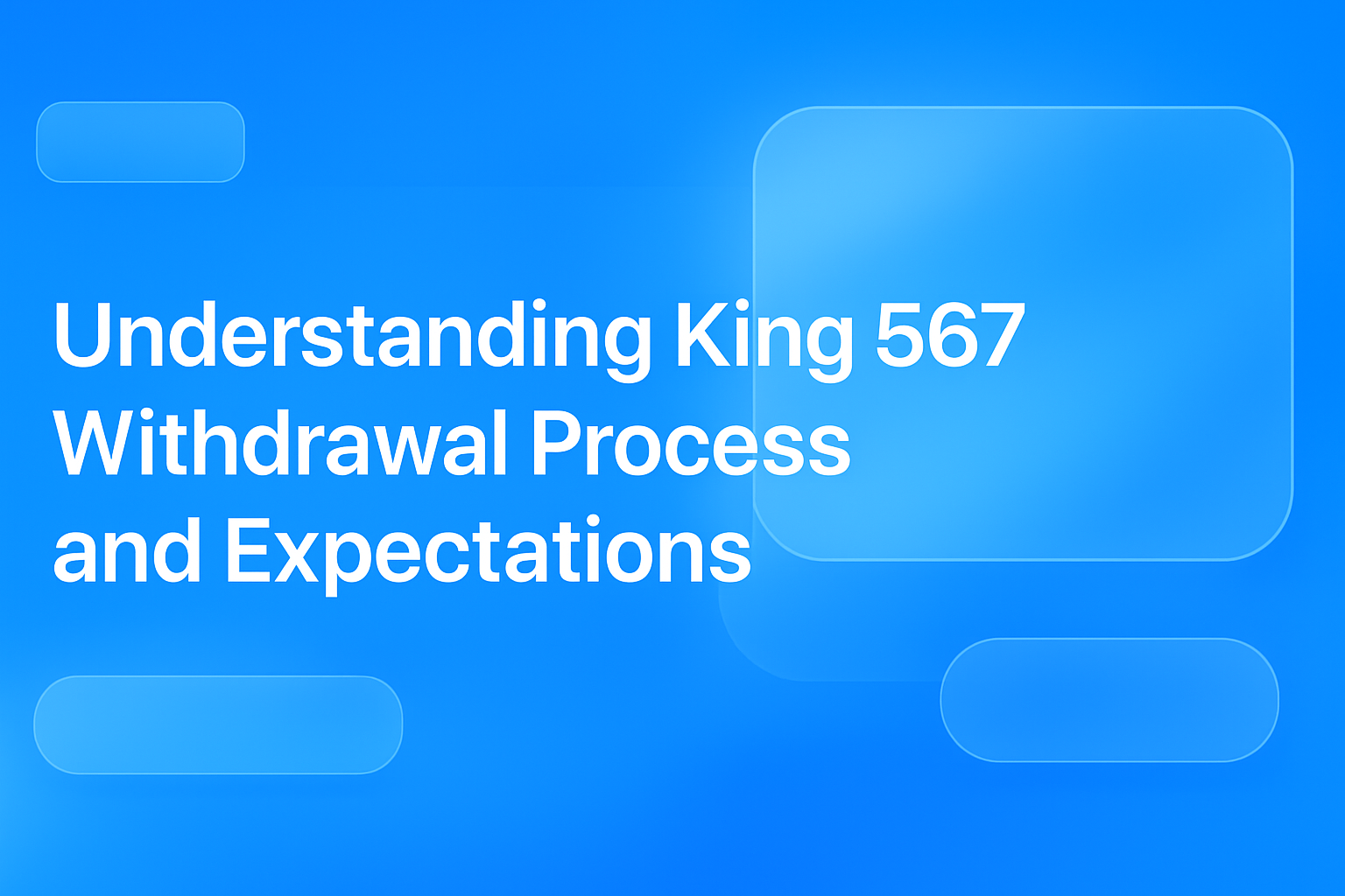 An informative scene depicting common issues related to King 567.