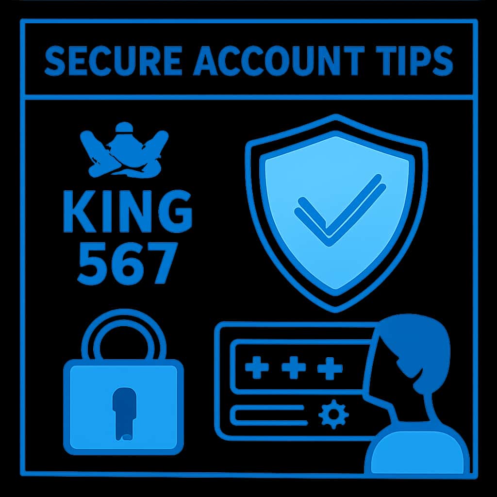Educational diagram for Secure King 567 Account Tips.